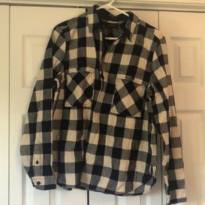 NWT J. Crew Buffalo Check Top/Pullover. Large